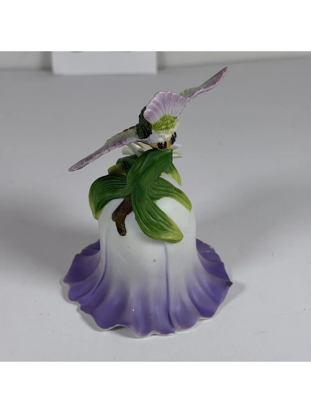 Vintage 2000 Avon Porcelain Hummingbird Bell Collectible Figurine S-2